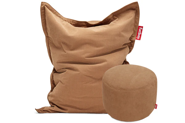 Original Slim Recycled Cord Beanbag Chair + Beanbase Bundle - Image 15