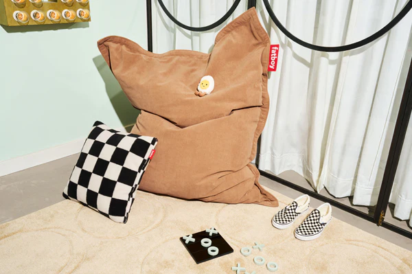 Original Slim Recycled Cord Beanbag Chair + Beanbase Bundle - Image 16