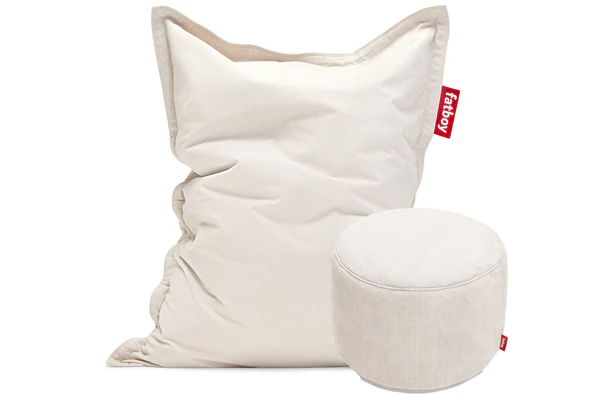 Original Slim Recycled Cord Beanbag Chair + Beanbase Bundle - Image 5