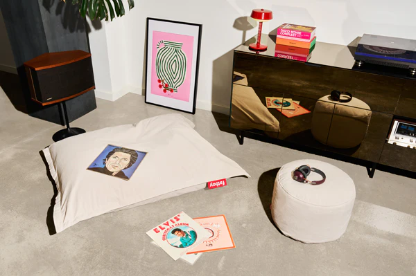 Original Slim Recycled Cord Beanbag Chair + Beanbase Bundle - Image 9