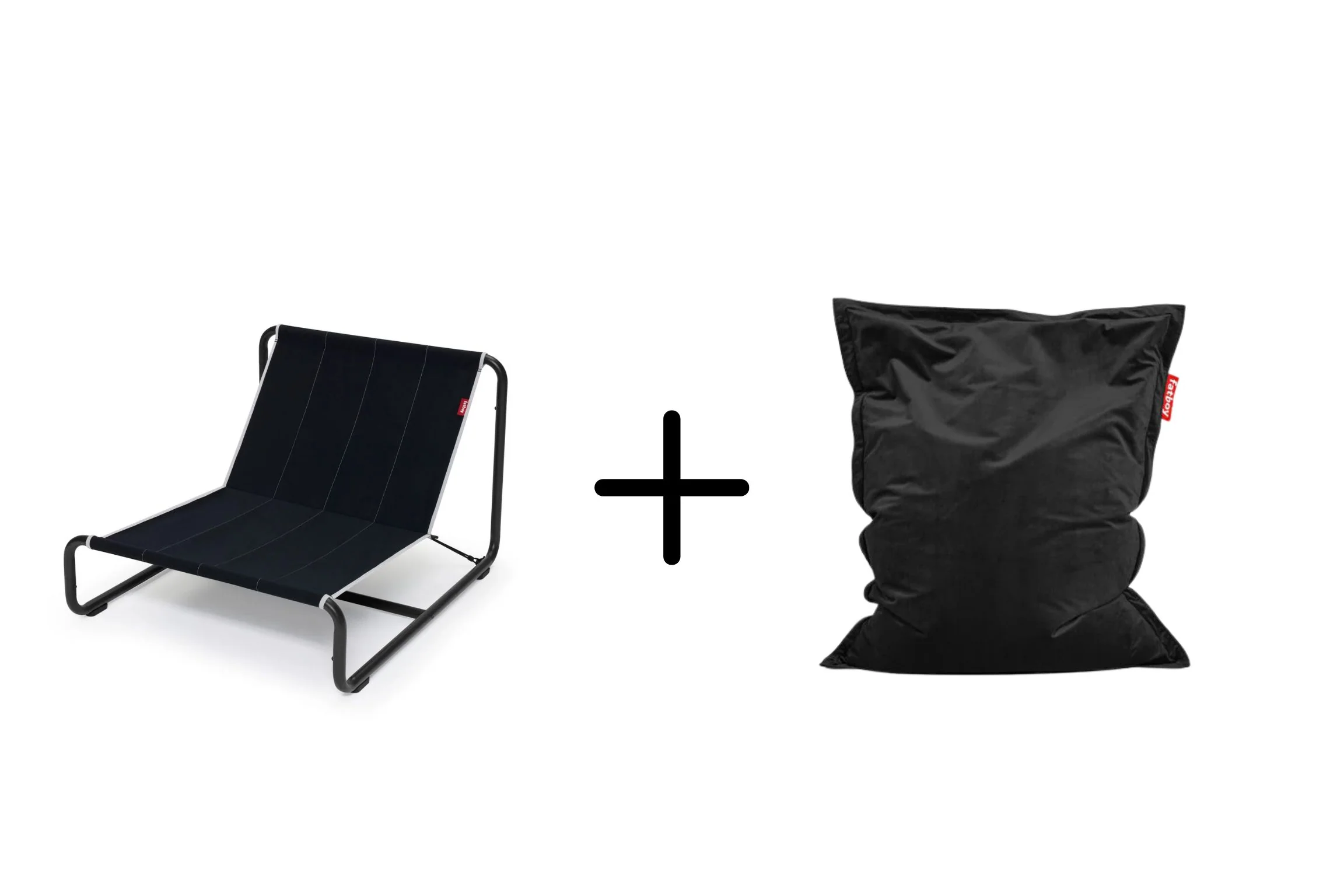 Original Slim Recycled Velvet Beanbag Chair + Beanbase Bundle - Image 12