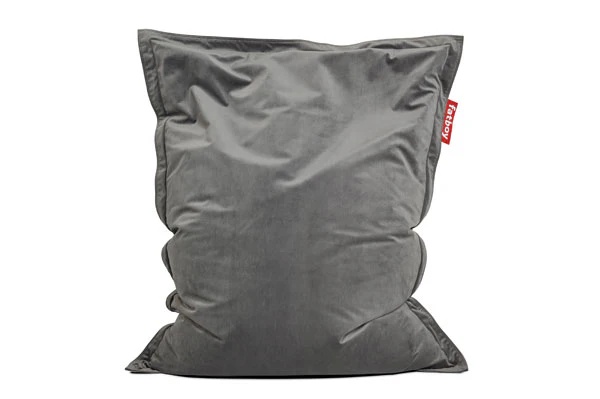 Original Slim Recycled Velvet Beanbag Chair - Image 4