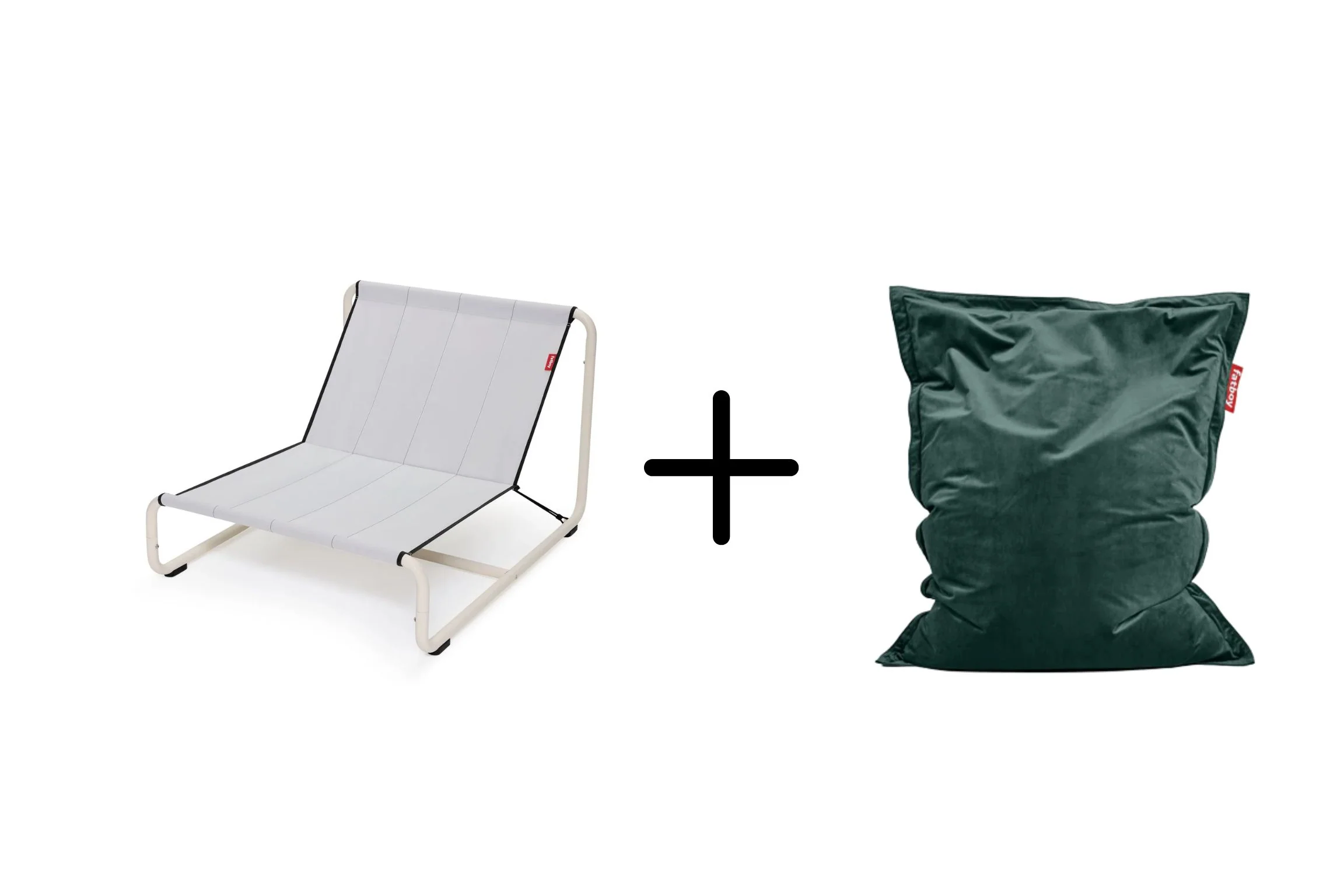Original Slim Recycled Velvet Beanbag Chair + Beanbase Bundle - Image 25