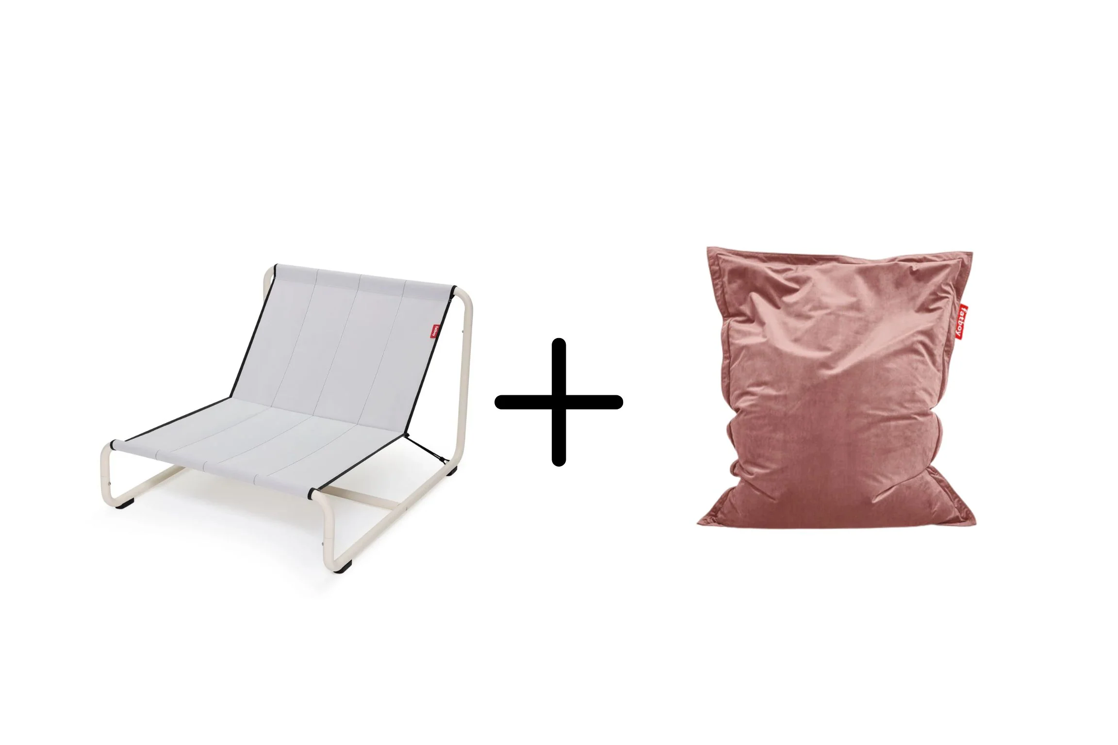 Original Slim Recycled Velvet Beanbag Chair + Beanbase Bundle - Image 28