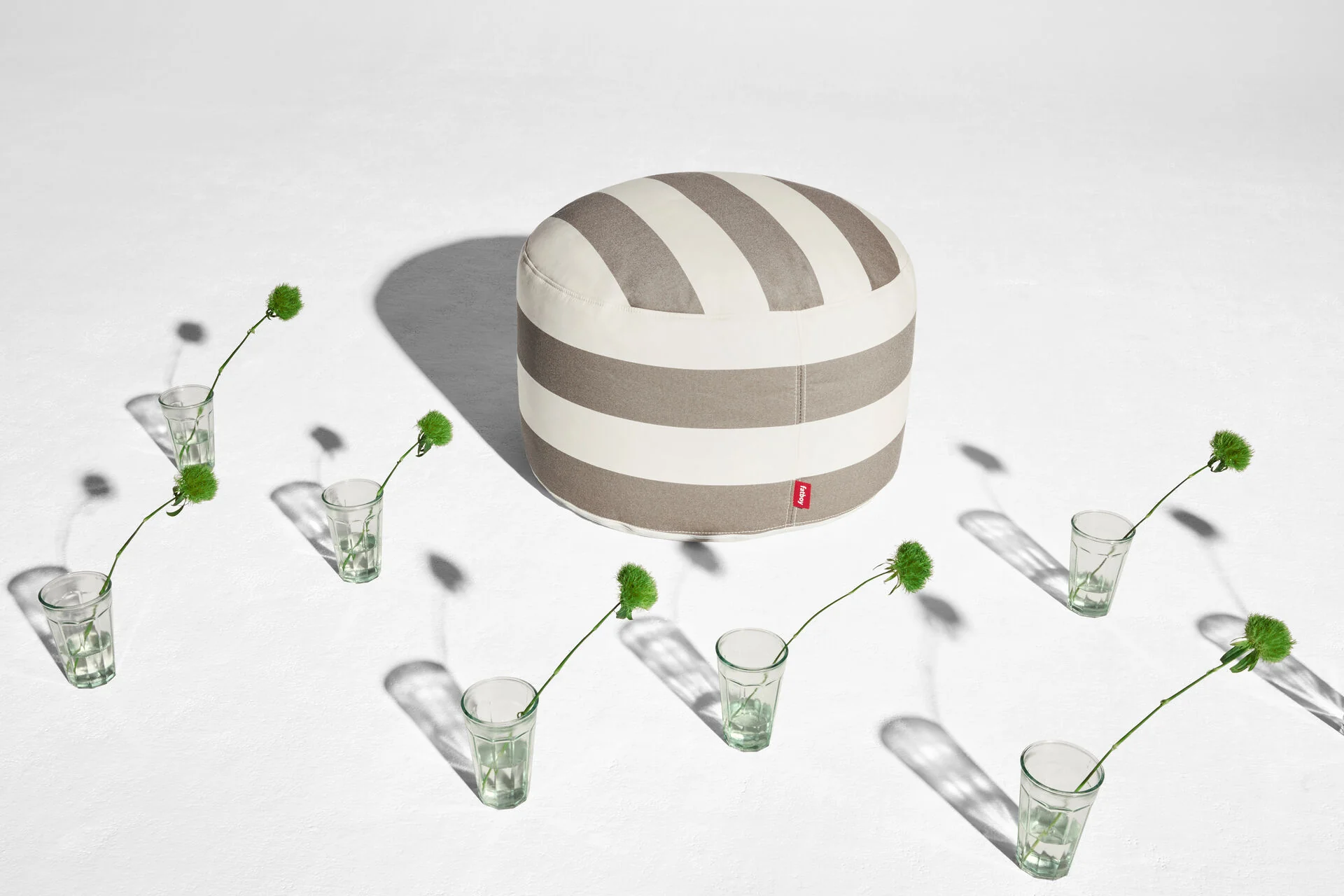 Point Large Outdoor Pouf - Image 5