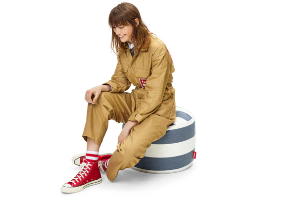 Point Outdoor Pouf Ottoman - Image 17