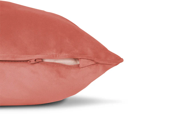 Square Recycled Velvet Accent Pillow - Image 3